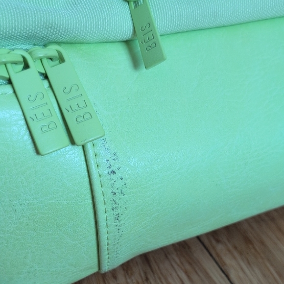 BEIS Mini Weekender In Citron - Picture 3 of 8